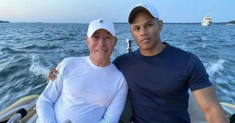 Photo of David Geffen and Donovan Michaels