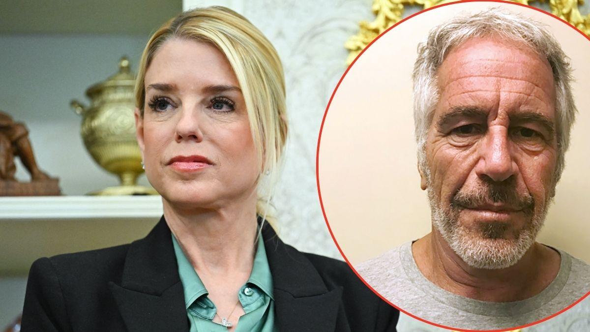 Photo of Pam Bondi, Jeffrey Epstein