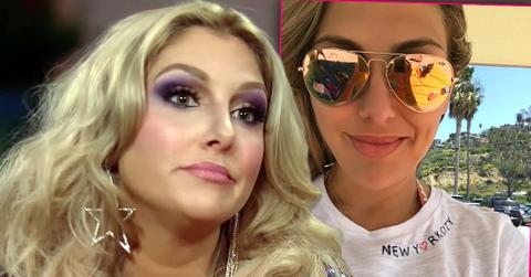 'RHOC' Gina KirschenheiterWearing Star Earrings, Inset Gina Wearing Mirrored Sunglasses And New York City Gray Heathered T-Shirt