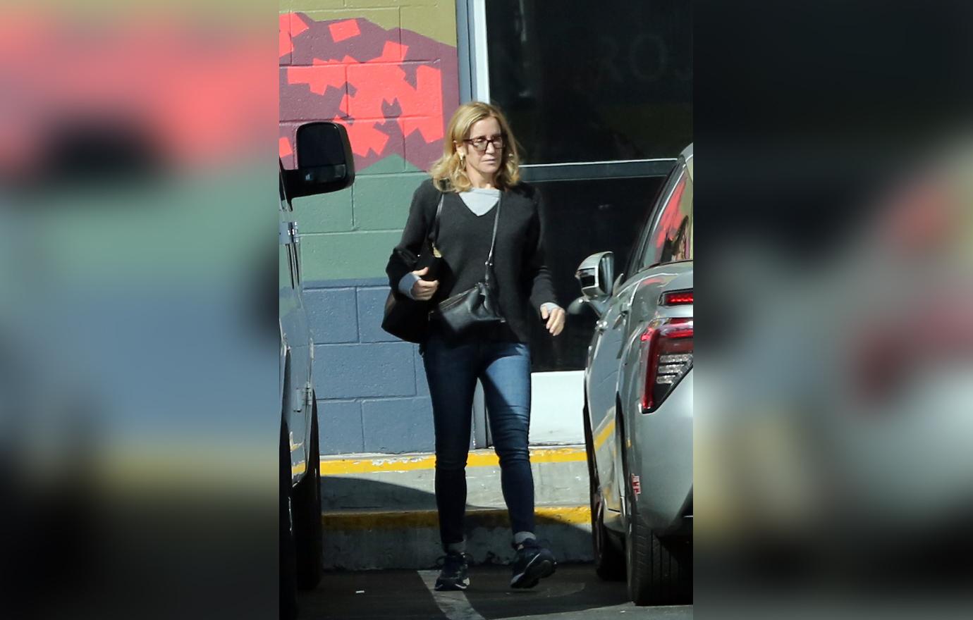 Felicity Huffman Spotted Outside Community Service Duties After Prison Stint