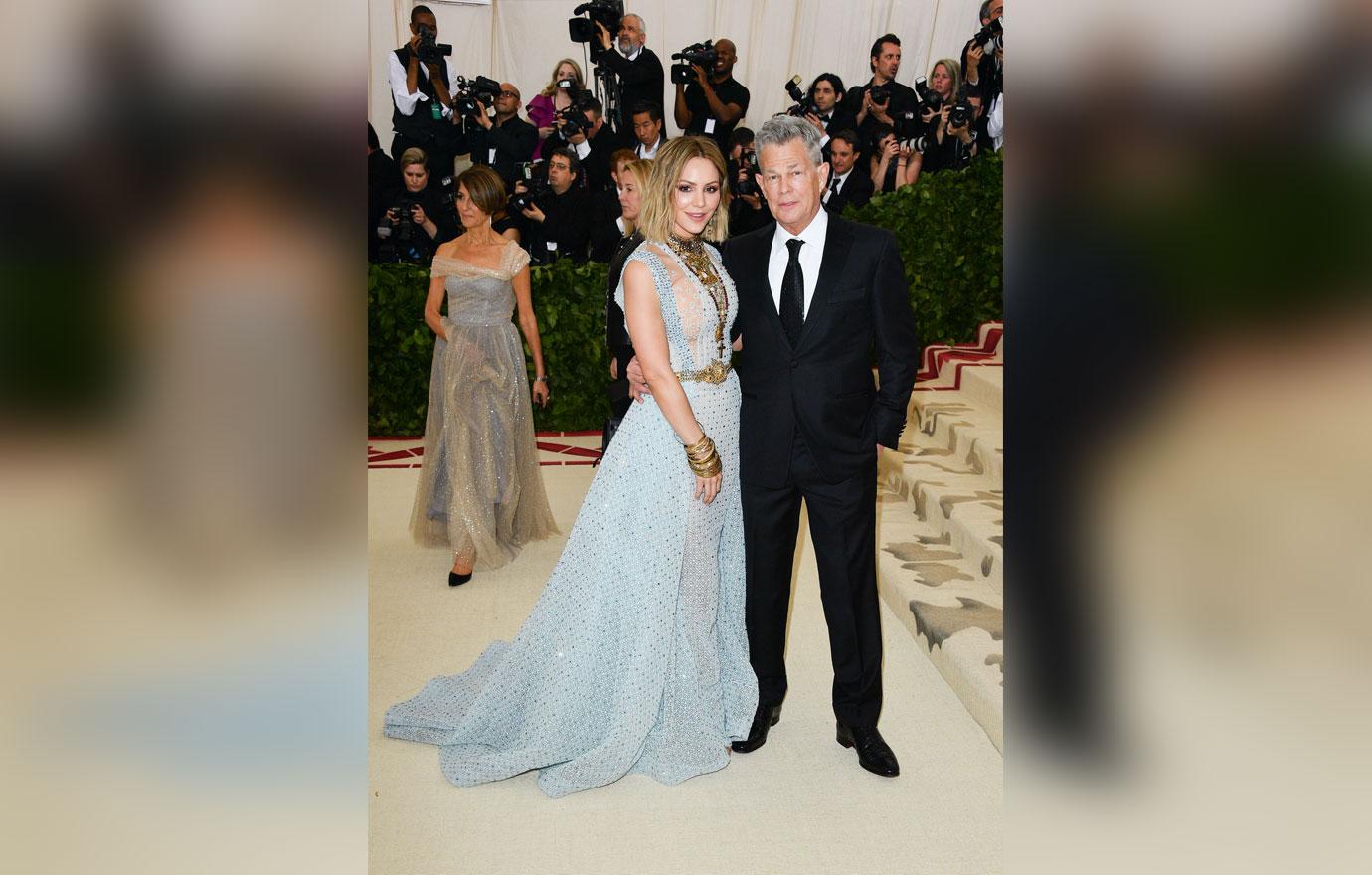 //Katharine McPhee David Foster MET Gala