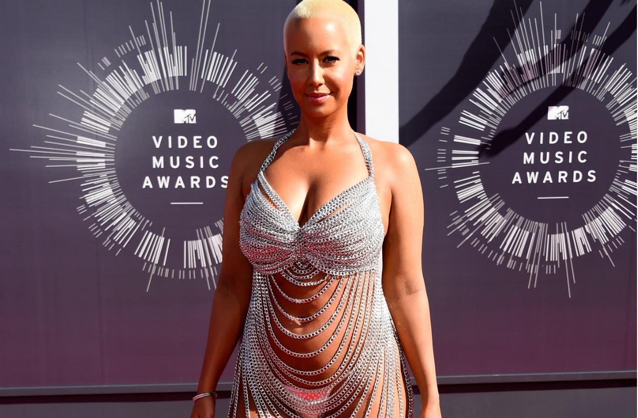 amber rose most naked gowns