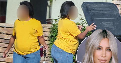 kim kardashian surrogate trash no shoes