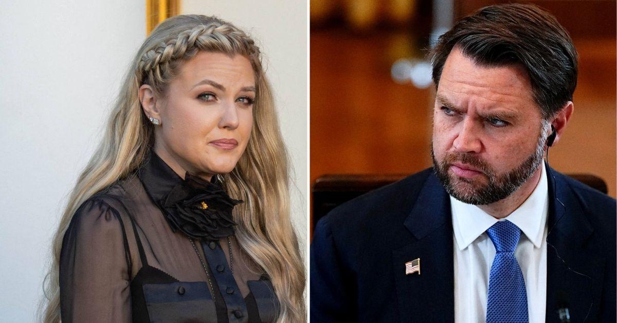 Composite photo of Erika Kirk and JD Vance