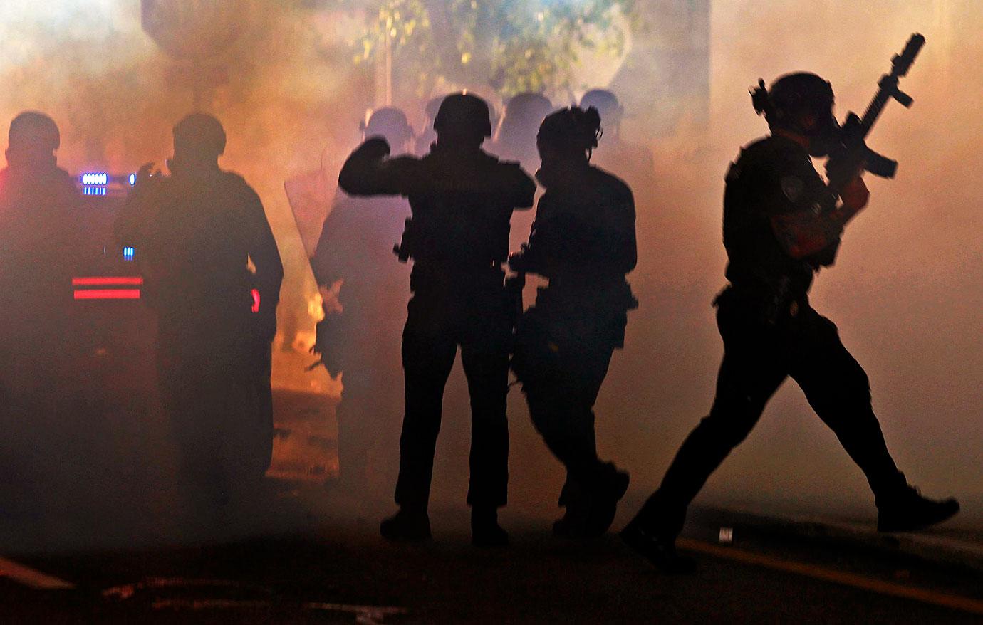 minneapolis cops shoot black man tear gas protestors george floyd square r