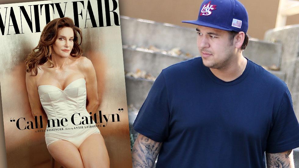 Caitlyn Jenner Rob Kardashian React