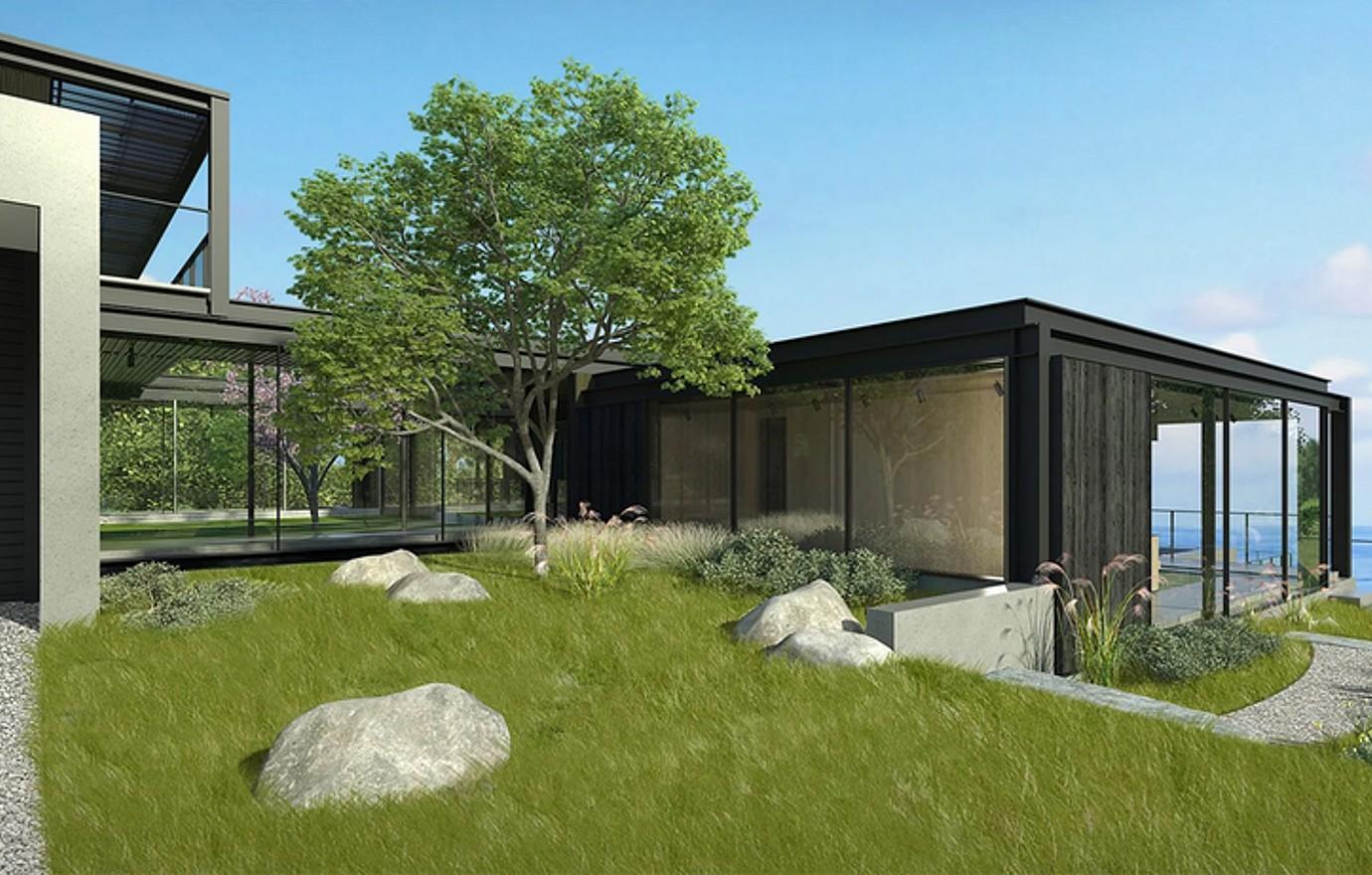 The mansion is believed to be eco-friendly.