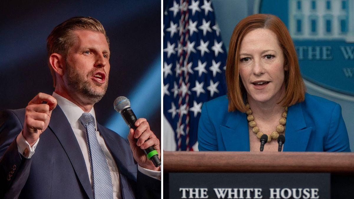 Photo of Eric Trump and Jen Psaki