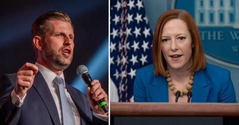 Photo of Eric Trump and Jen Psaki