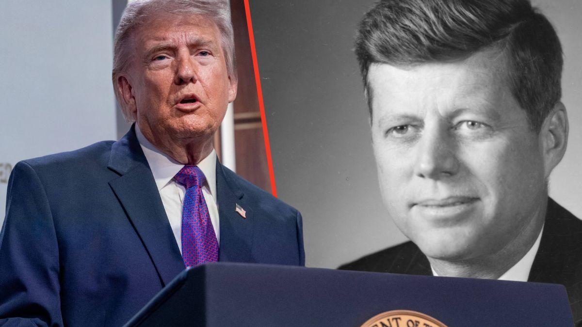 Photo of Donald Trump & John F. Kennedy