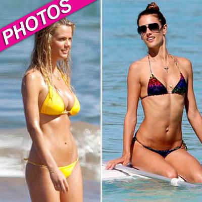 PHOTOS: Bikini Wars! Big Boobs Vs. Small Boobs