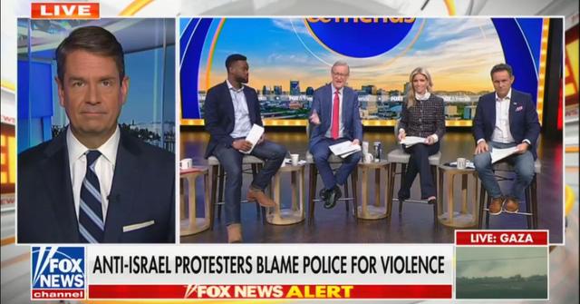 fox news brian kilmeade slams anti israel protestors clash police dnc