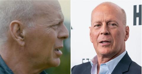 Split photos of Bruce Willis