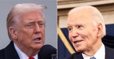 picture of Donald Trump and Joe Biden