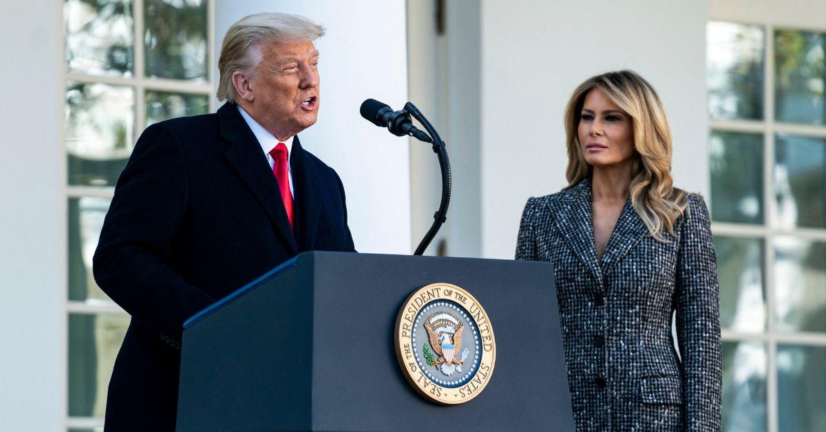 Melania Trump Joins Donald for Dinner at Mar-a-Lago