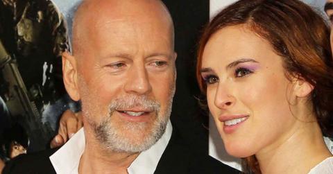 Photo of Bruce Willis and Rumer Willis.