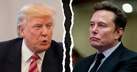 Donald Trump and Elon Musk had a public breakup of their friendship.