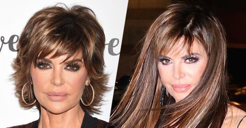 Lisa Rinna Debuts New Long Hairdo