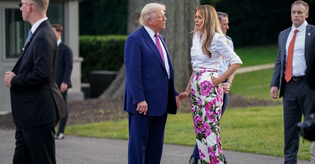 Photo of Donald and Melania Trump