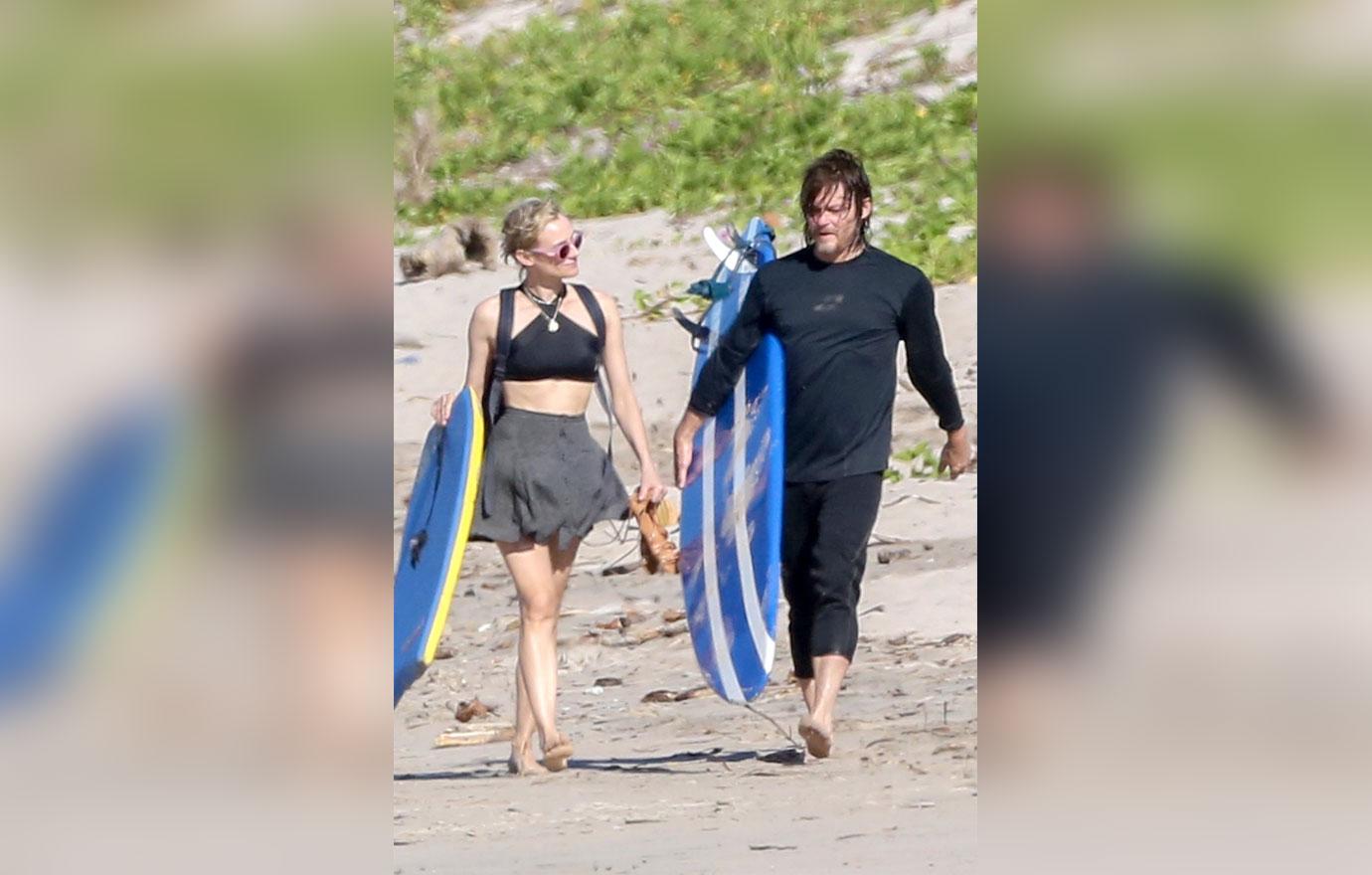 Diane Kruger Norman Reedus Surf Costa Rica