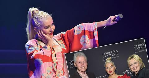 Christina Aguilera Tour Bill Hillary Clinton