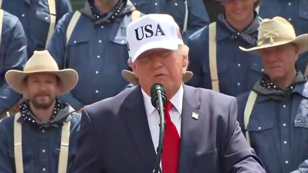 Trump bragged about a recent conversation he had with Teddy Roosevelt.