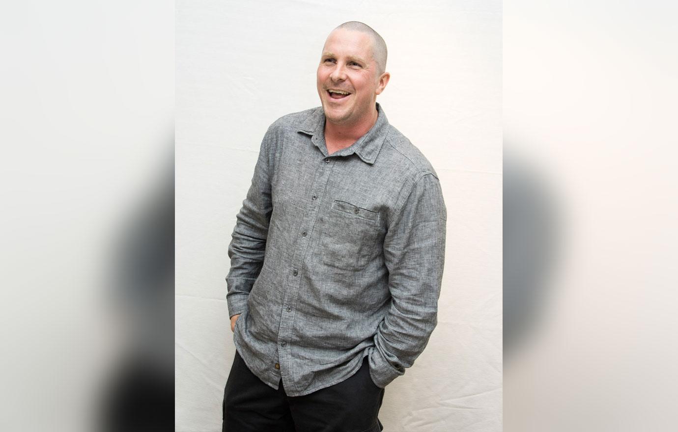 //Christian Bale weight gain shaved head