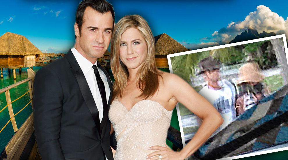 //jennifer aniston justin theroux honeymoon resort pics