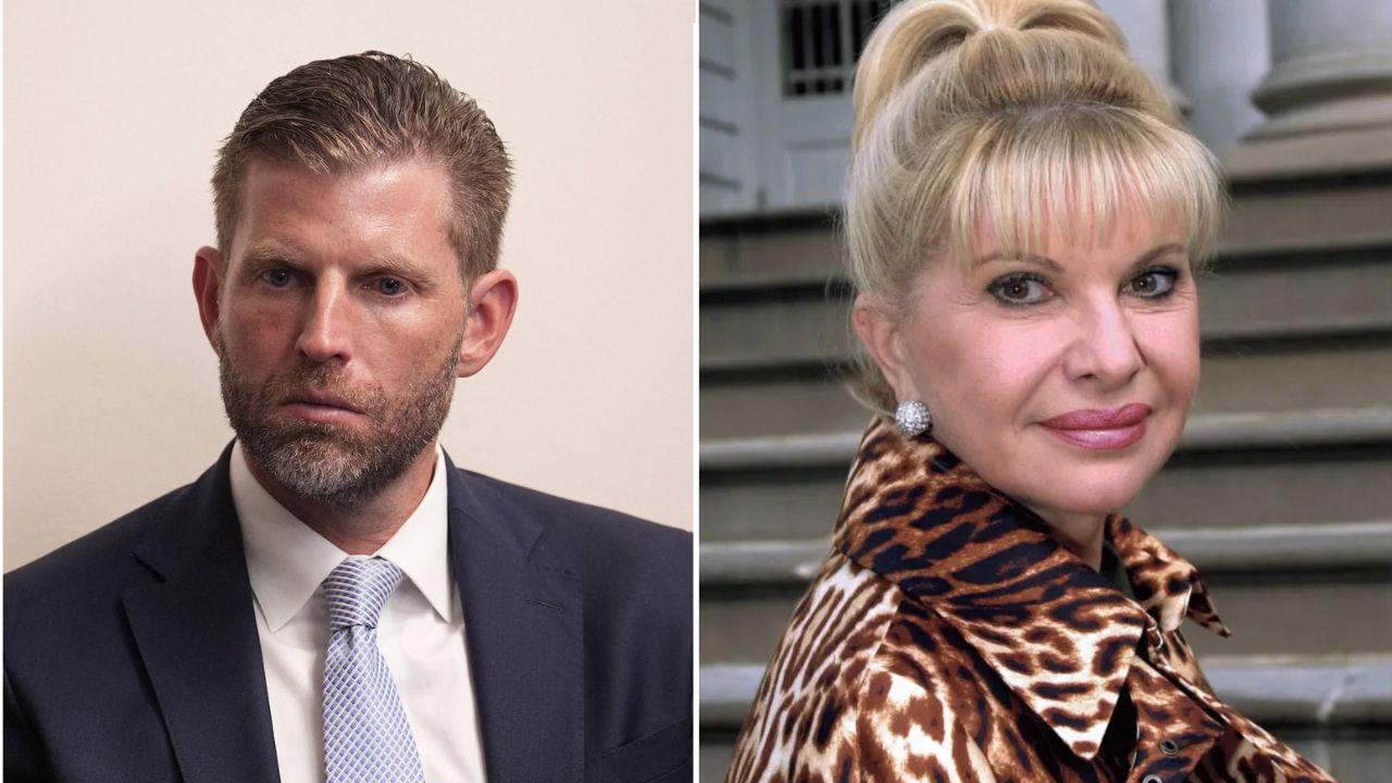 Photo of Eric Trump, Ivana Trump