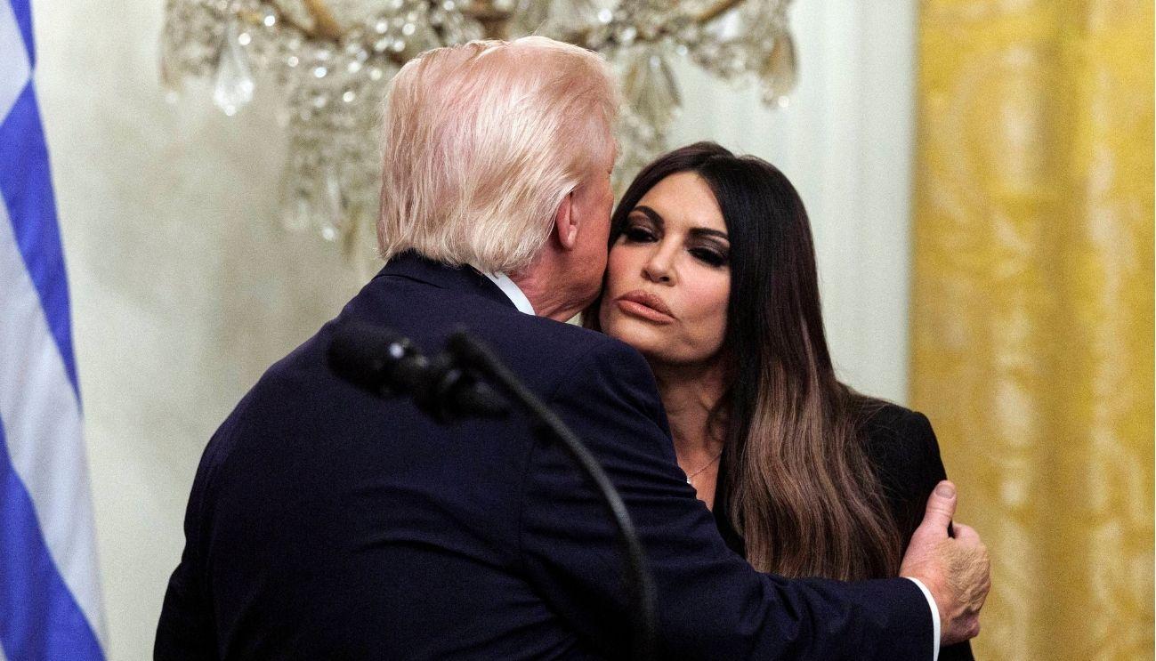 Picture of Kimberly Guilfoyle and Donald Trump