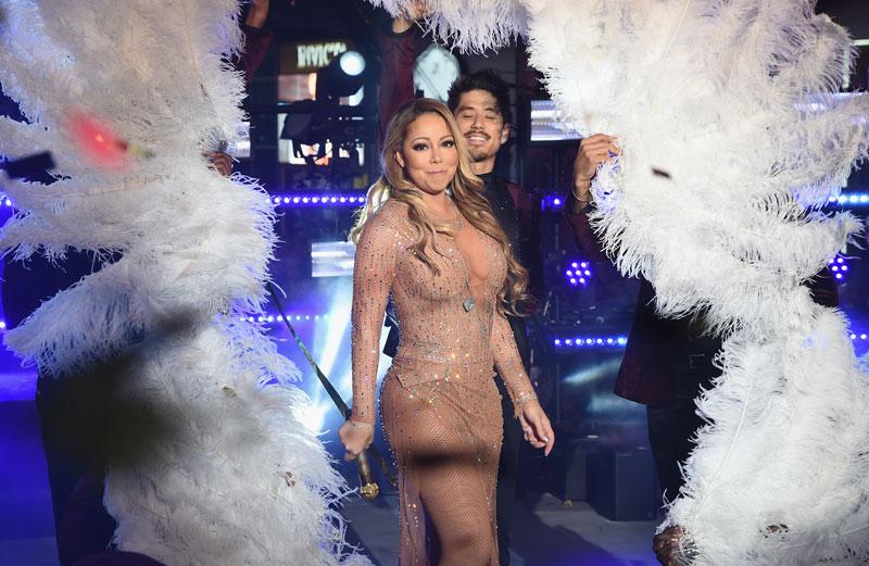 Mariah Carey News year Eve Times Square Performance Lip Sync Video