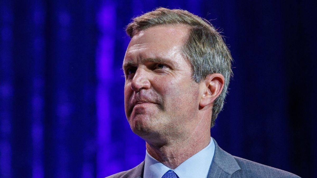 image of Andy Beshear said weeks of silence surrounding Mitch McConnell's health fueled widespread speculation.
