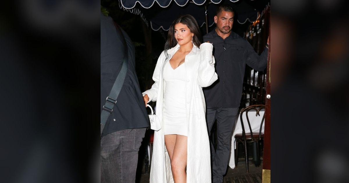 Kylie Jenner Sparks Pregnancy Rumors in Tracksuit at Aunt's Funeral