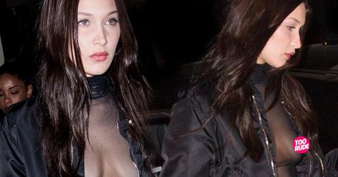 Bella Hadid Naked Sheer Braless The Weeknd Breakup Pics