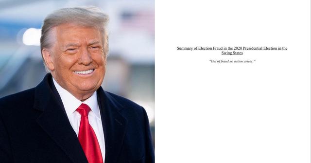 donald trump  page report  election fraud total immunity