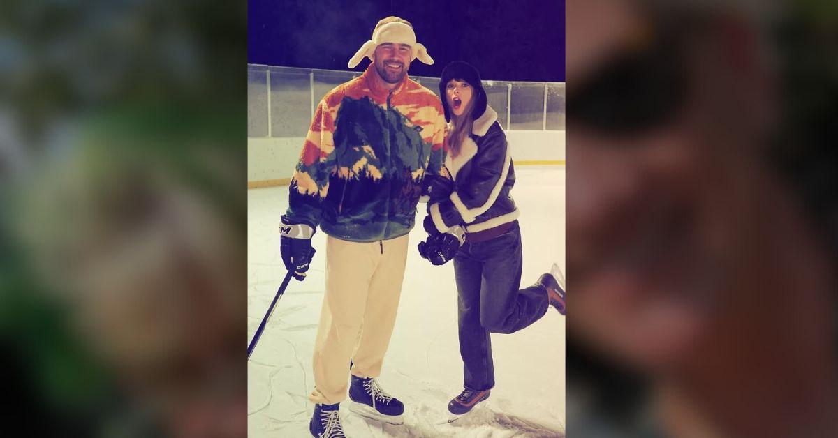 Photo of Travis Kelce and Taylor Swift