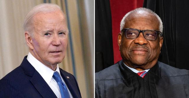 joe biden mock scotus justice clarence thomas undisclosed luxury trips