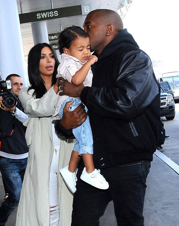 Kim-Kardashian-Kanye-west-north-lax