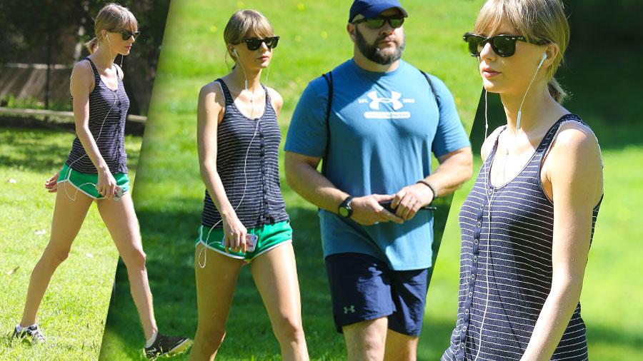 Taylor Swift & Bodyguard Hike