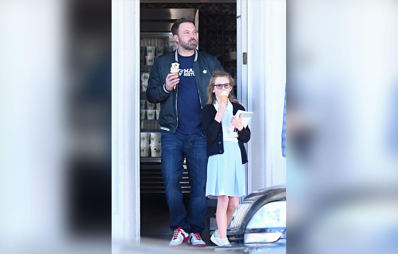 //ben affleck rehab kids ice cream