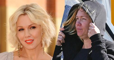 //jennie garth weight gain no makeup yoga pants pp