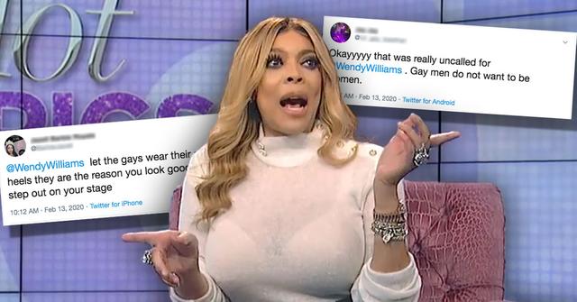 Wendy Williams Says Gay Men Should Stop Wearing Women’s Clothes