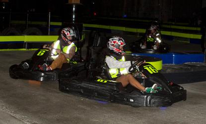 //rihanna rob kardashian go kart racing