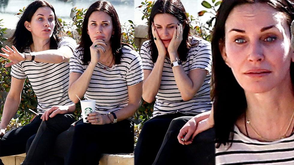 Courteney Cox Breaks Down