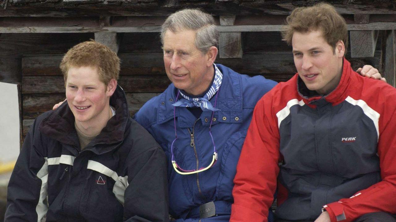 Photo of King Charles and sons