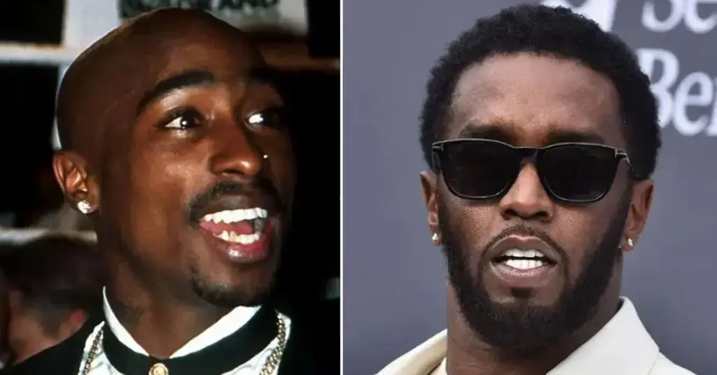 Composite photo of Tupac Shakur and Sean 'Diddy' Combs