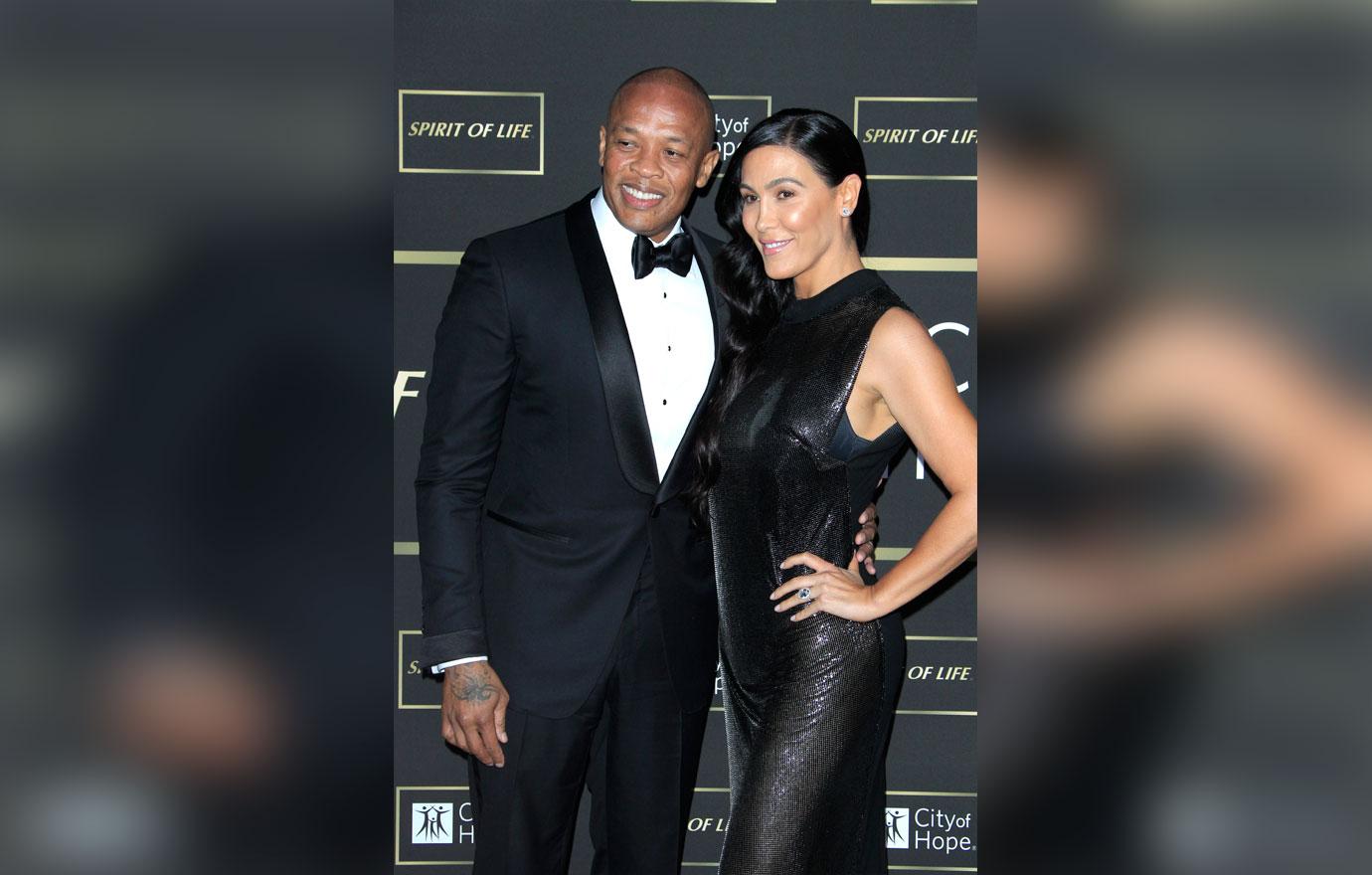 dr dre ex wife nicole young demands trial move forward prenup  million a month