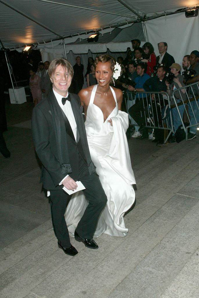 David Bowie Death Wife Iman Spotted Out First Time