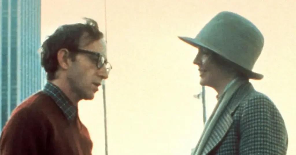 Woody Allen and Diane Keaton on 'Annie Hall.'