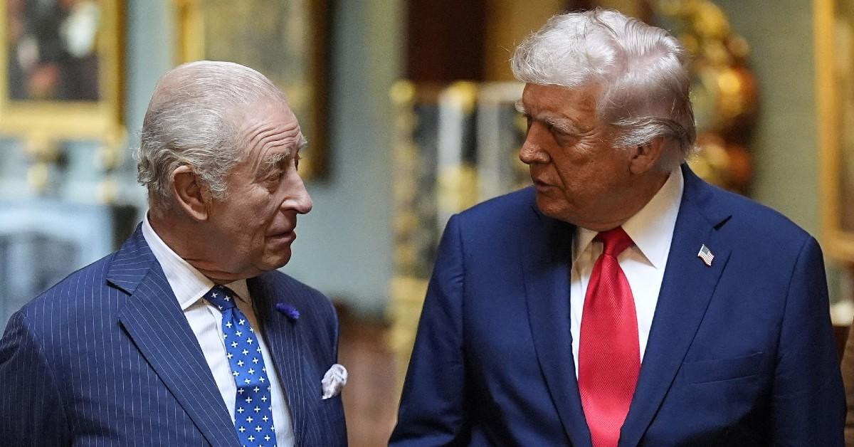 Photo of King Charles and Donald Trump